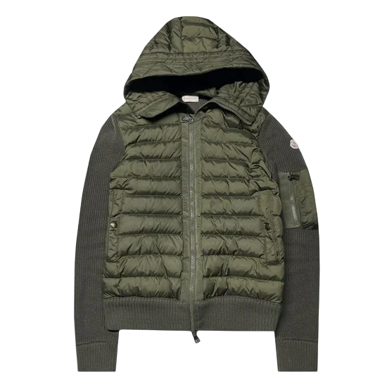 Moncler cardigan med luva