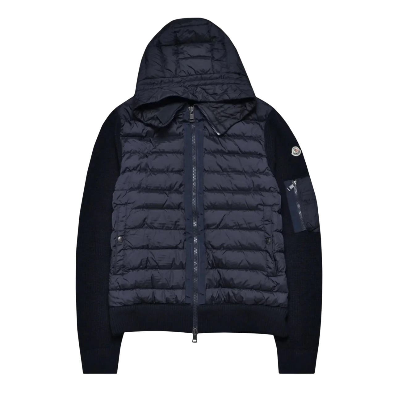Moncler cardigan med luva