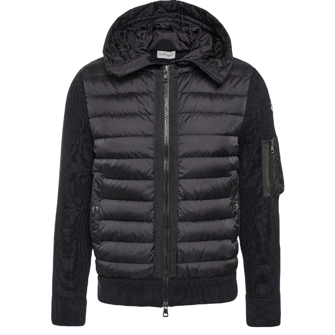 Moncler cardigan med luva